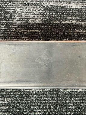 Vintage MIRRO Aluminum Loaf Pan 5197M Made In USA 10x3.5x2.5 Retro Bakeware